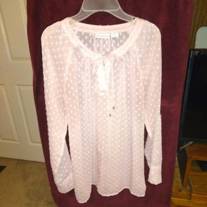 Pink Sheer Top